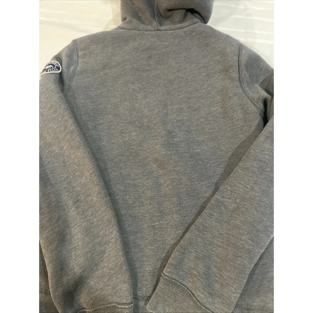 Abercrombie‎ Fitch Kids Size Large Zipper Front Hooded Jacket Gray